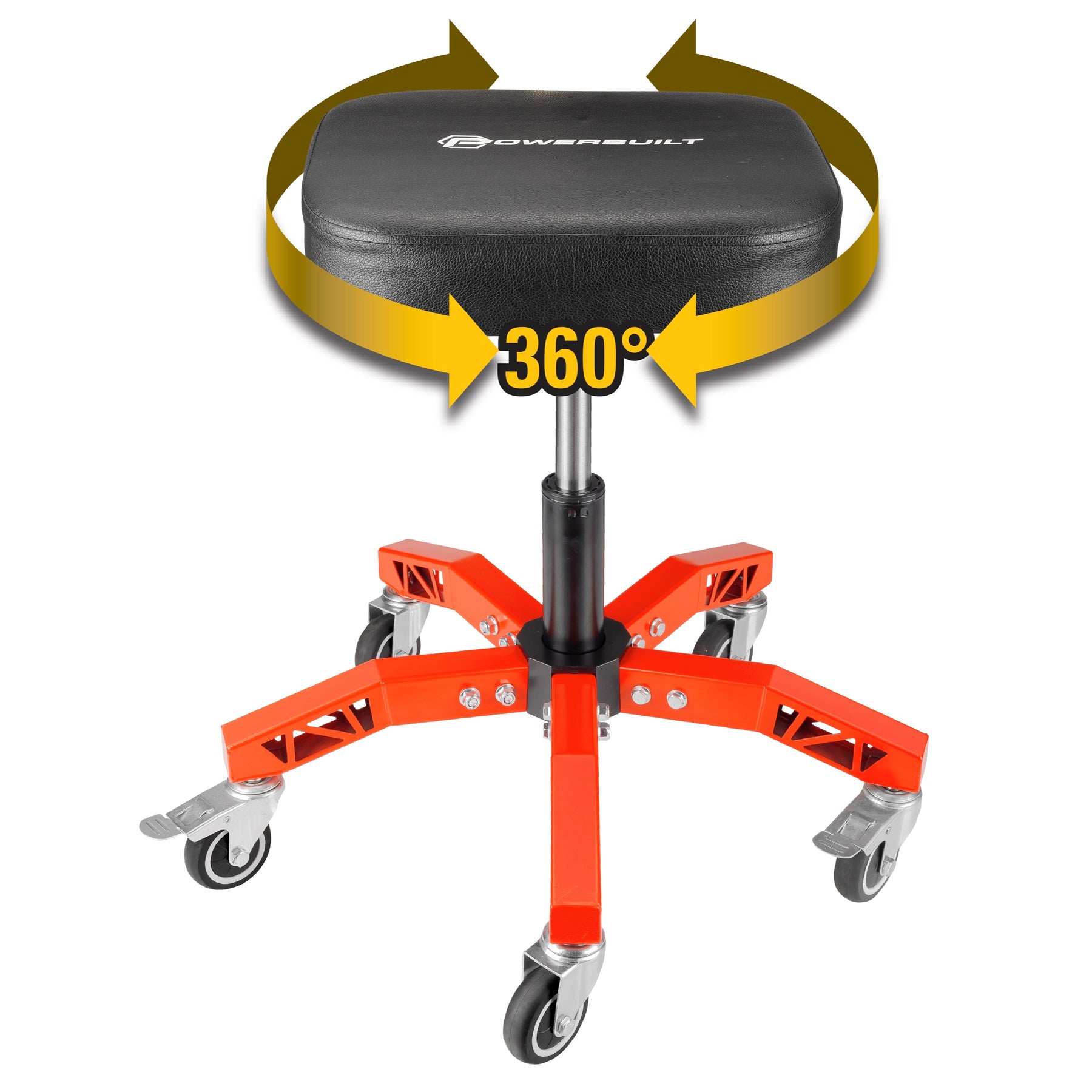 Professional Adjustable 5 Leg Rolling Work Seat