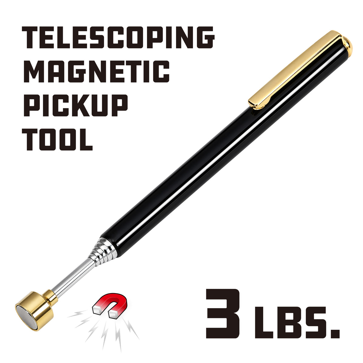 3 Lb Telescopic Magnetic Pickup Tool