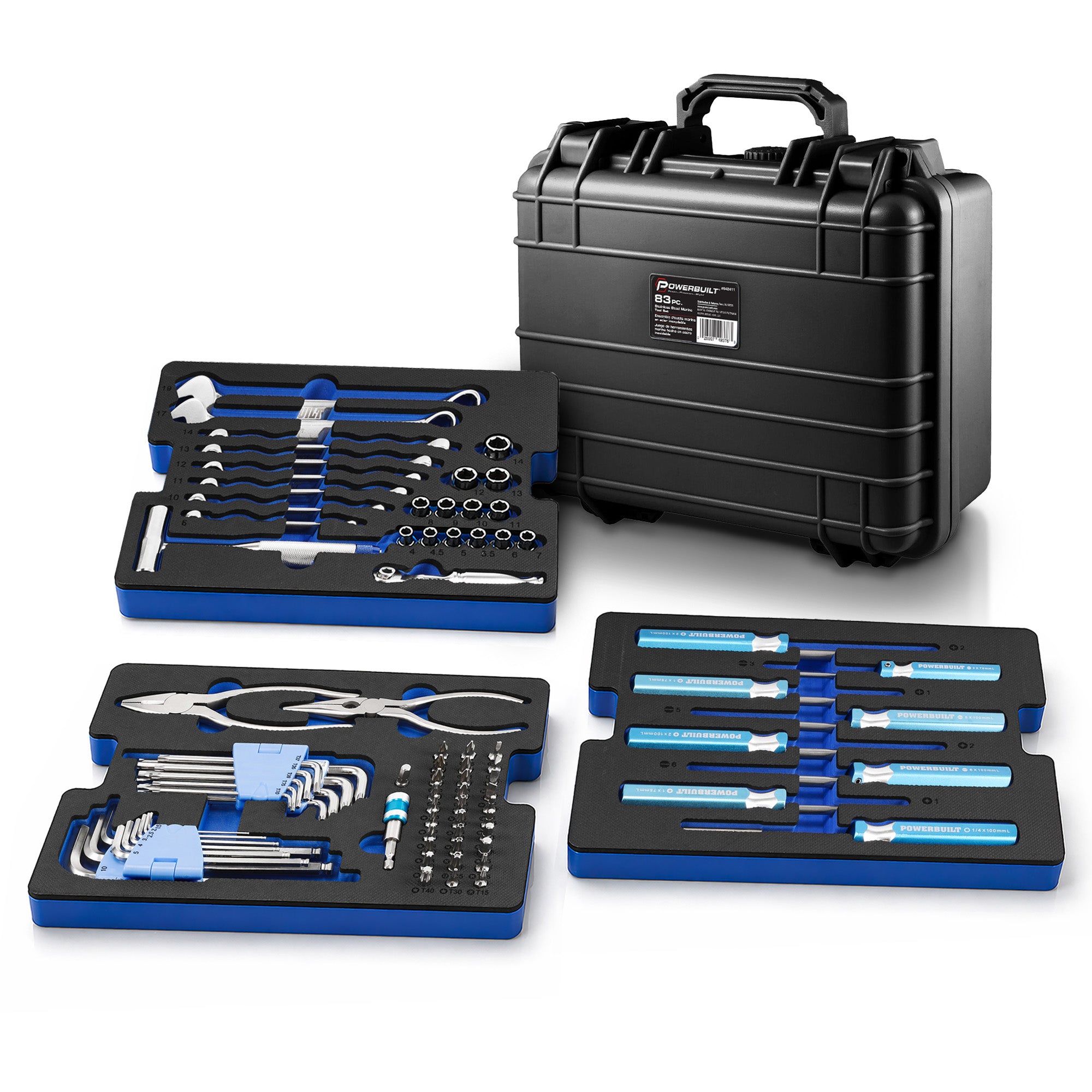 83 Pc. 420J2 Stainless Steel Marine Boat Repair Tool Set