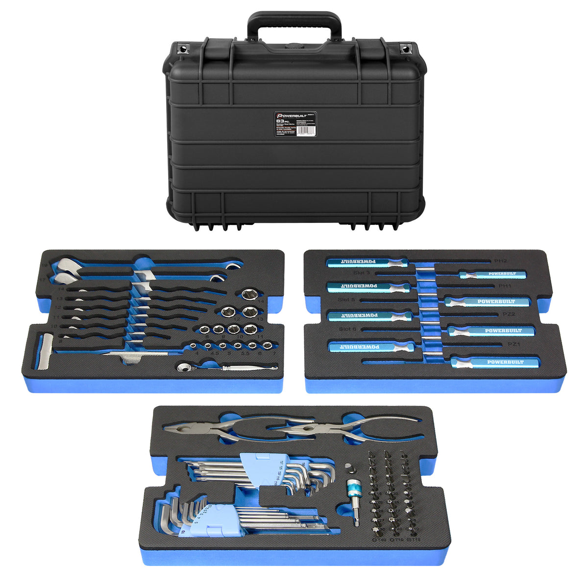 83 Piece Stainless Steel Marine Tool Set