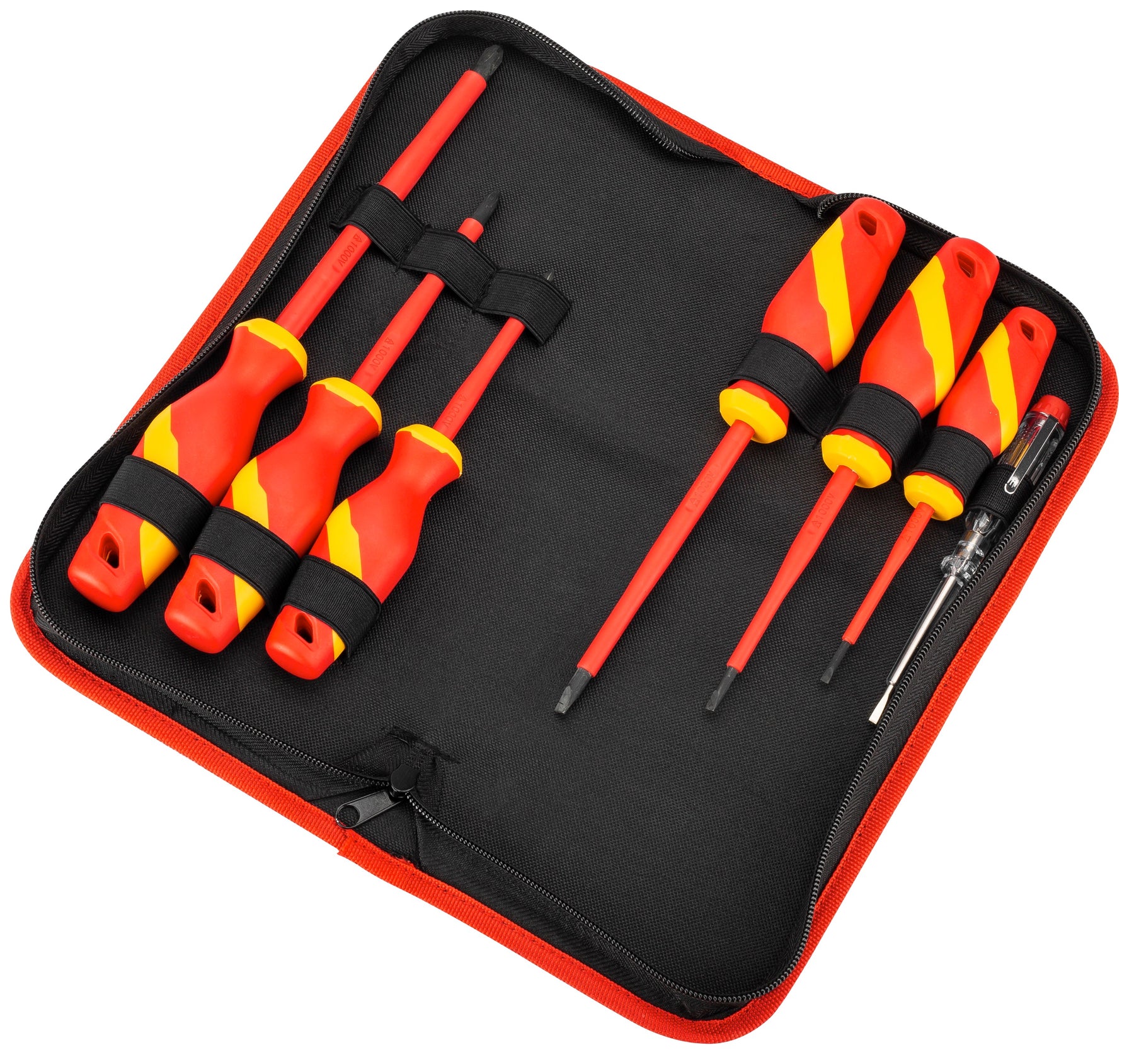 Powerbuilt  7 Piece VDE Screwdriver Set with Zipper Pouch