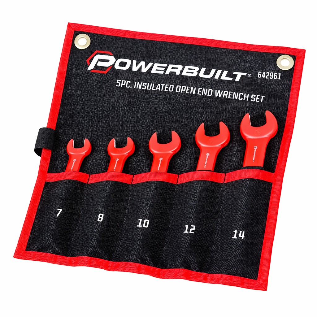5 Piece Insulated VDE Open End Metric Wrench Set