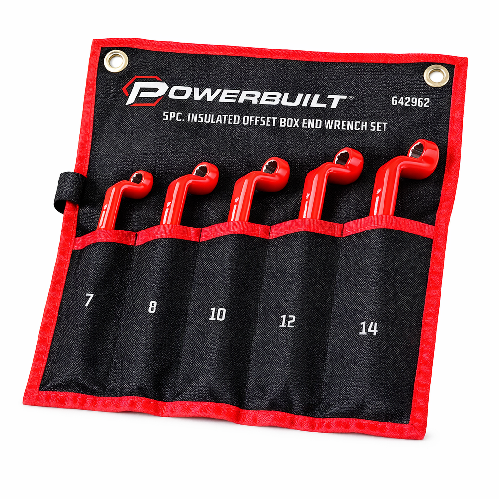 5 Piece Insulated VDE Offset Box End Metric Wrench Set
