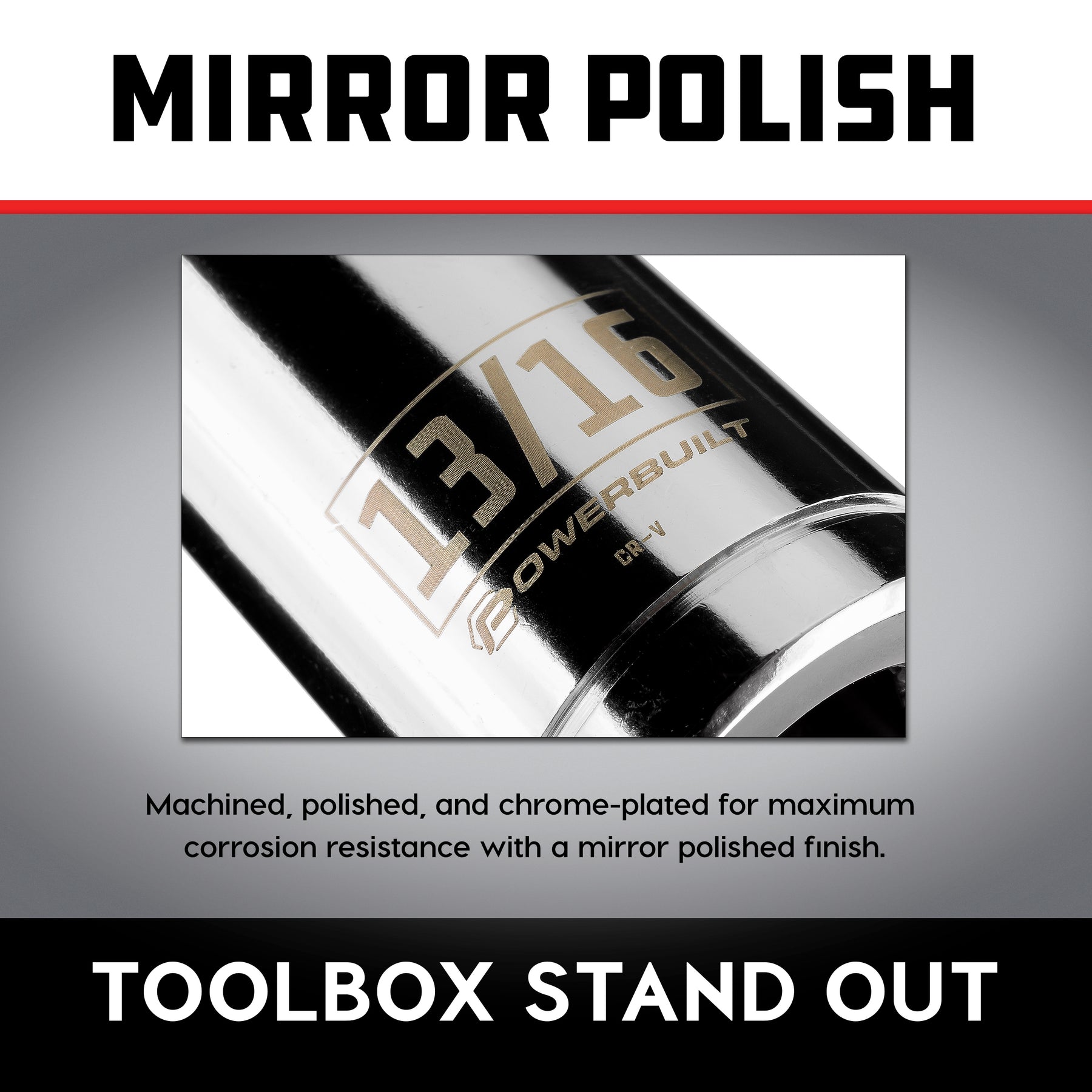 11 Piece 12 Point SAE Deep Socket Set