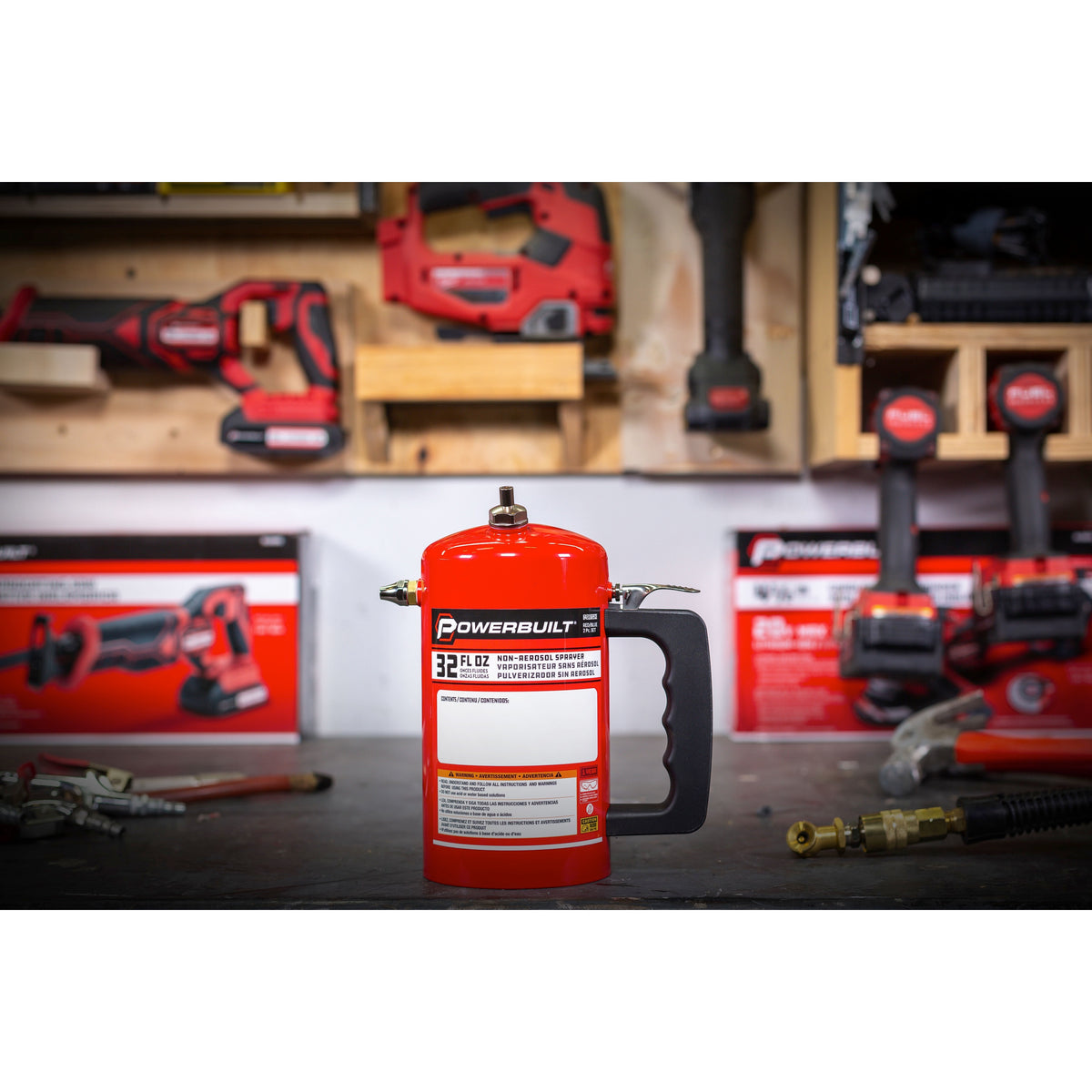 Non-Aerosol Pressurized Sprayer ( Red )