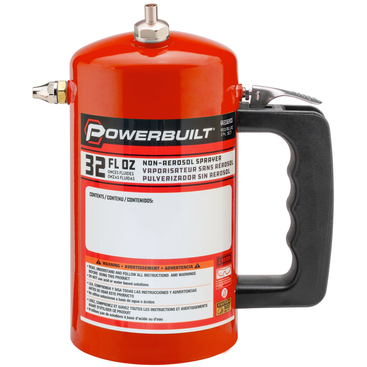 Non-Aerosol Pressurized Sprayer ( Red )