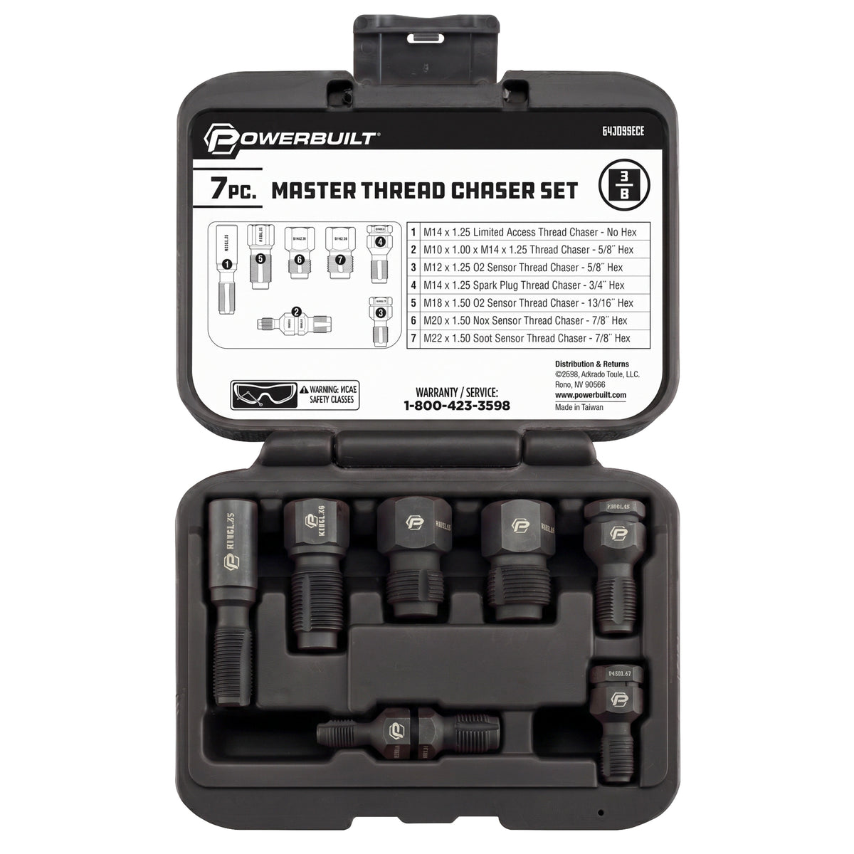 7PC MASTER THREAD CHASER SET