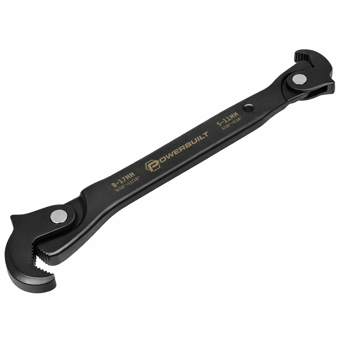 8" DUAL HEADED SELF-ADJUSTING WRENCH