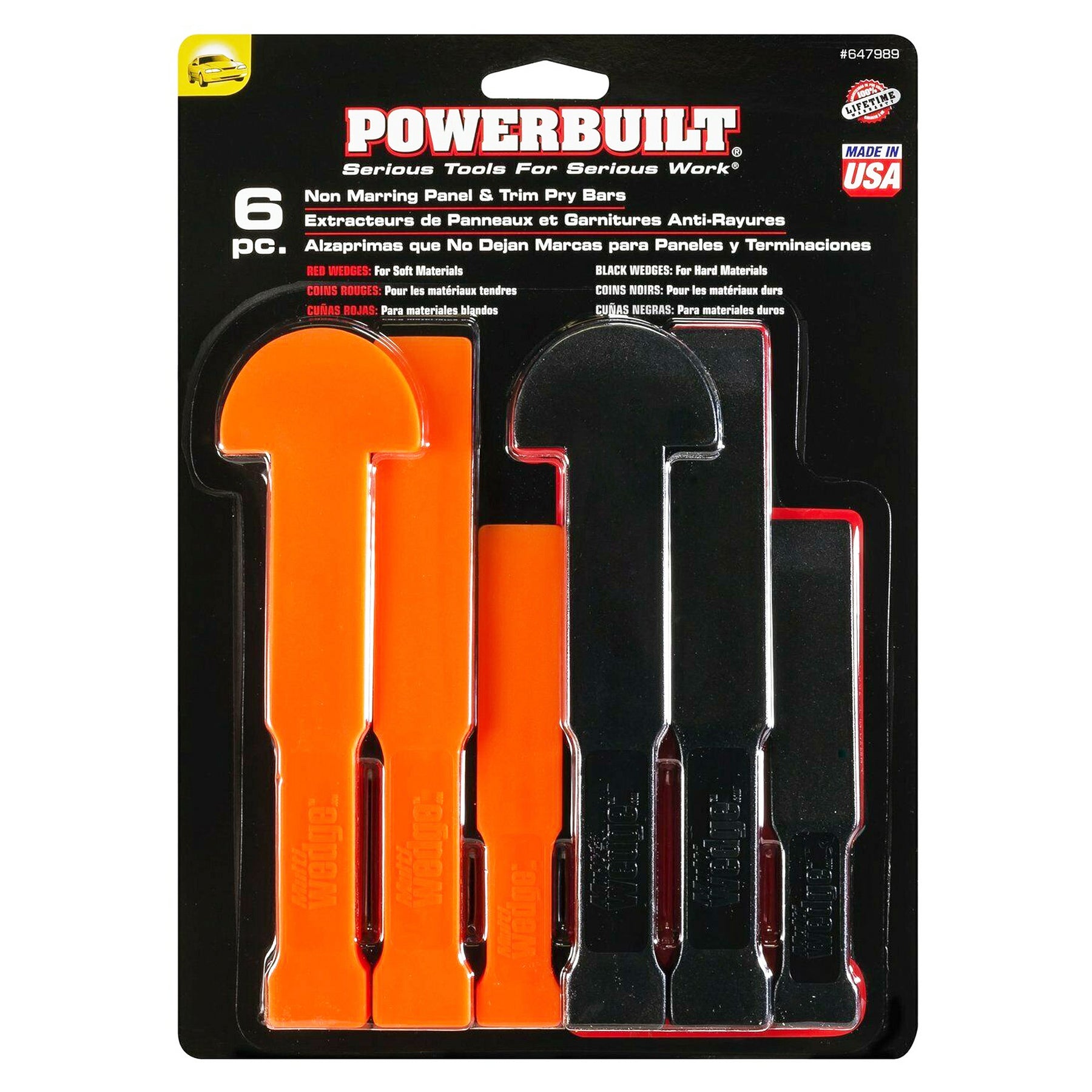 6 Piece Non-Marring Pry Bar Set