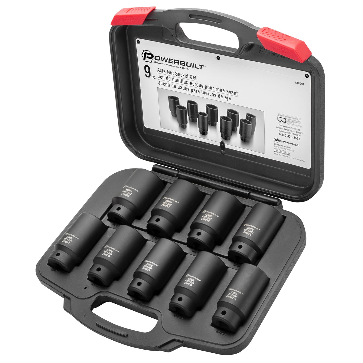 Master Axle Nut Socket Kit