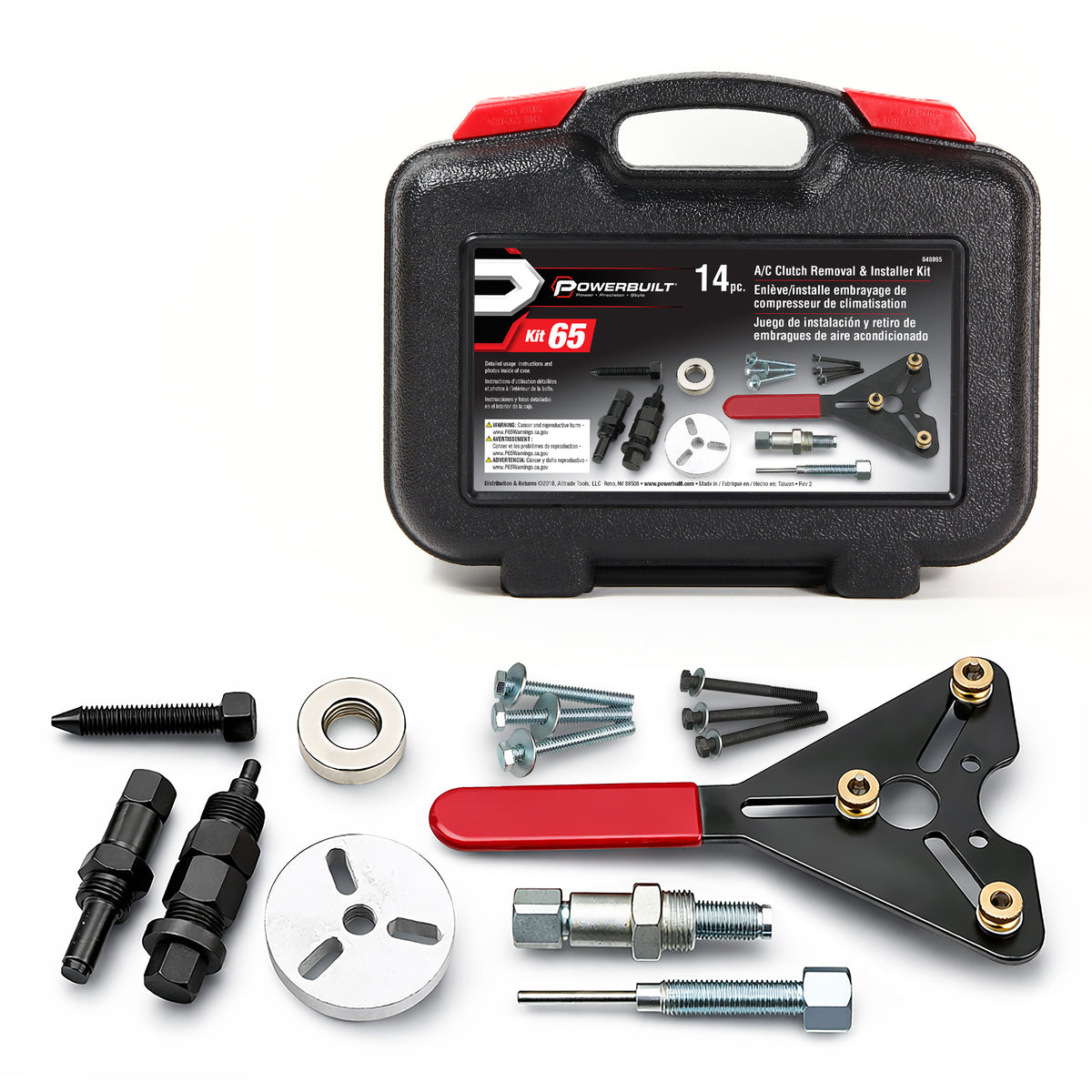 A/C Clutch Removal And Installer Kit