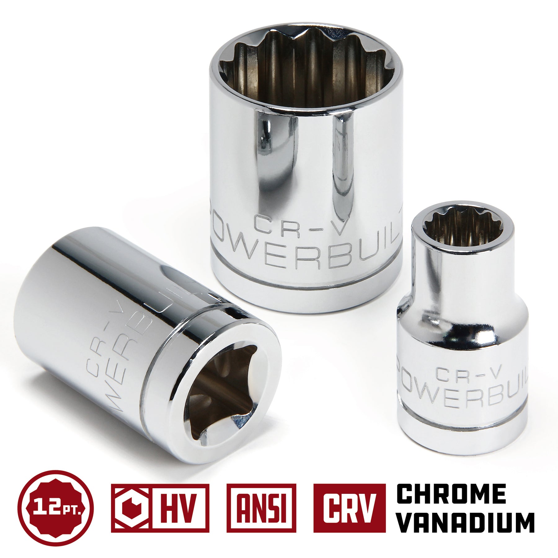1/2 Inch Drive x 32 MM 12 Point Shallow Socket