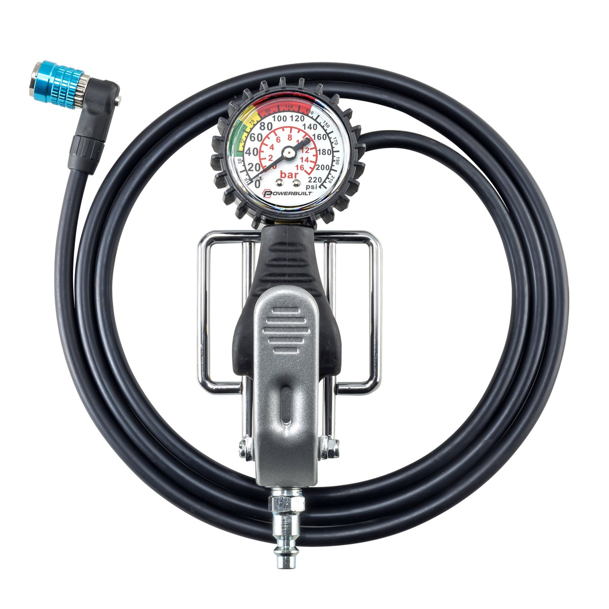 Tire Inflator with Gauge