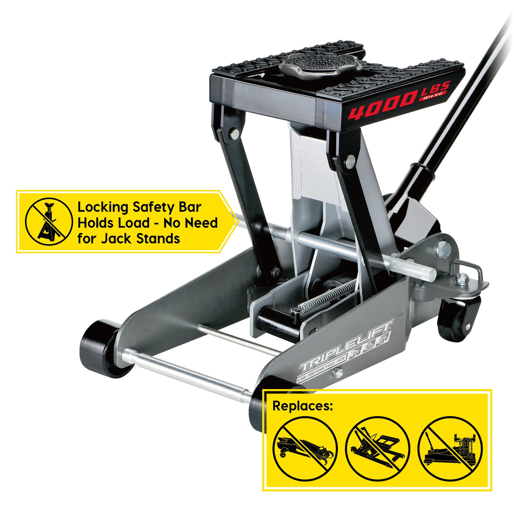 2 Ton Triple Lift Floor Jack