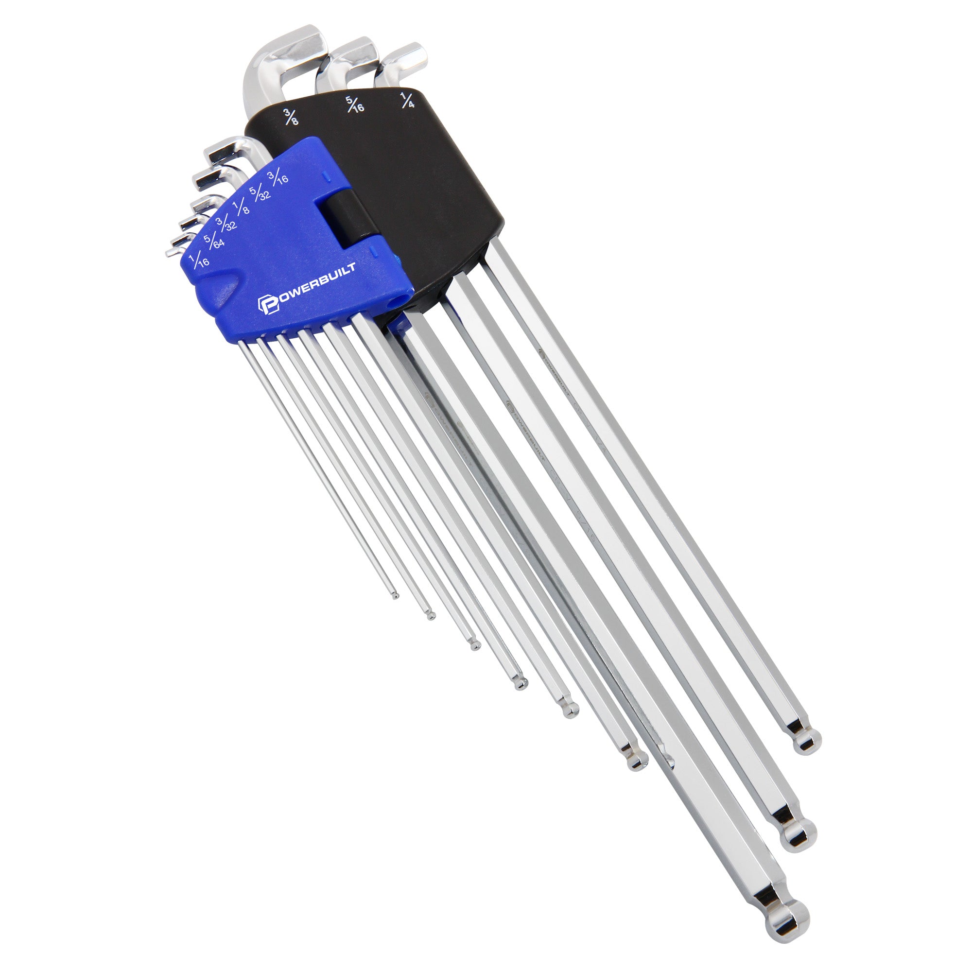 WISE Ball Point Hex Wrench Set of 9 Semi-Long Triple Handle