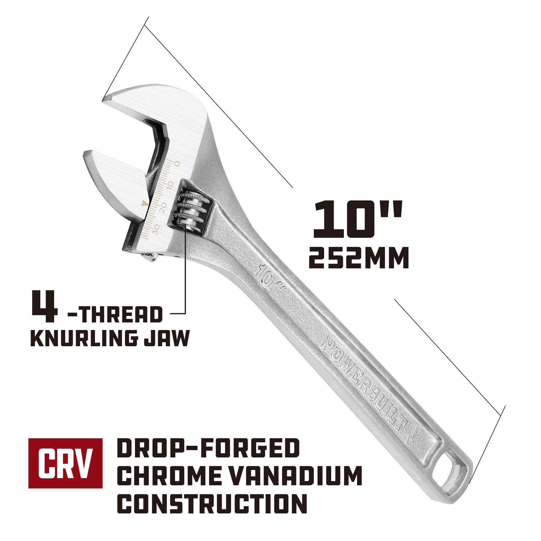 10 in. Adjustable Wrench