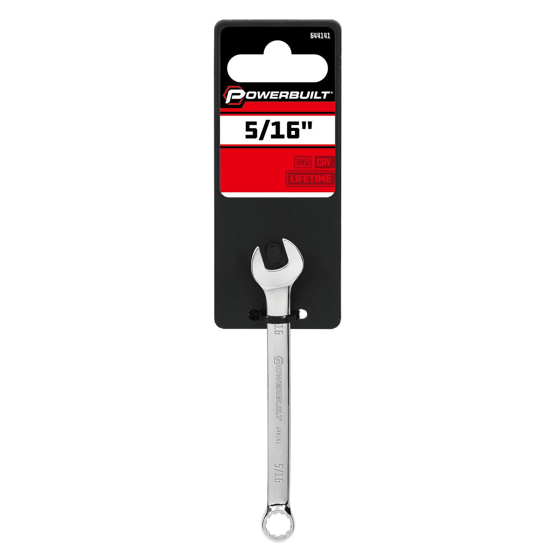 5/16 Inch Fully Polished SAE Combination Wrench