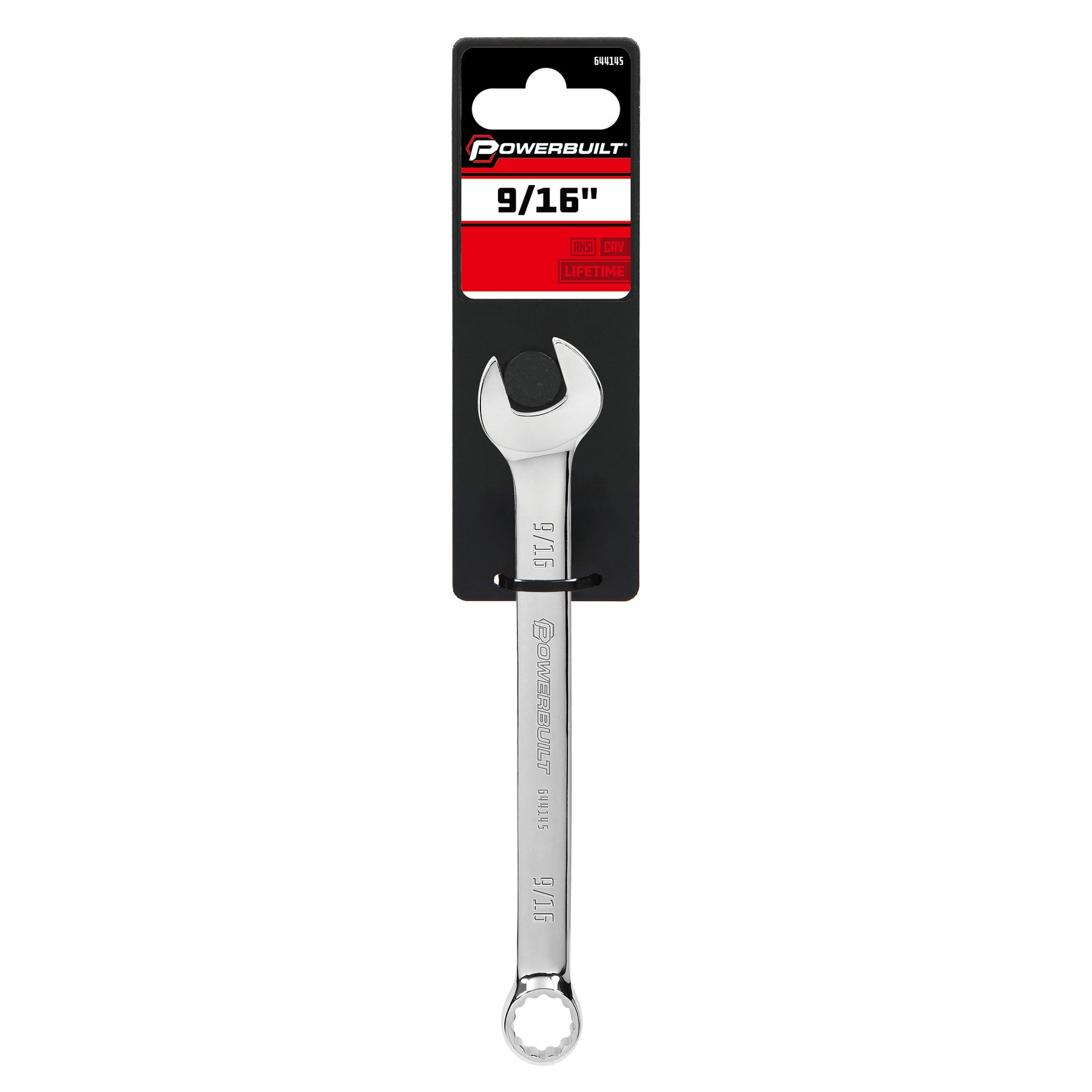 9/16 Inch Fully Polished SAE Combination Wrench
