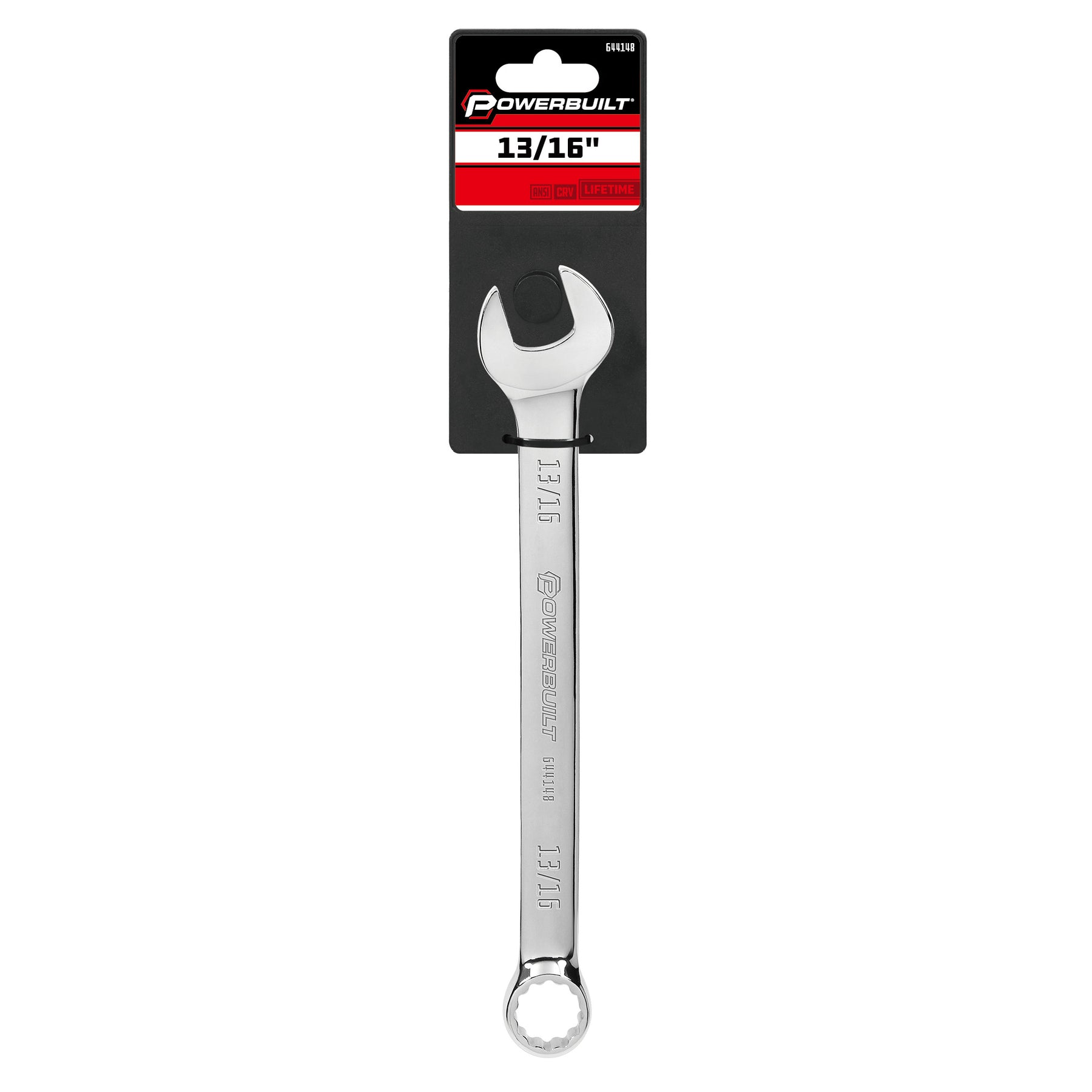 13/16 Inch Fully Polished SAE Combination Wrench
