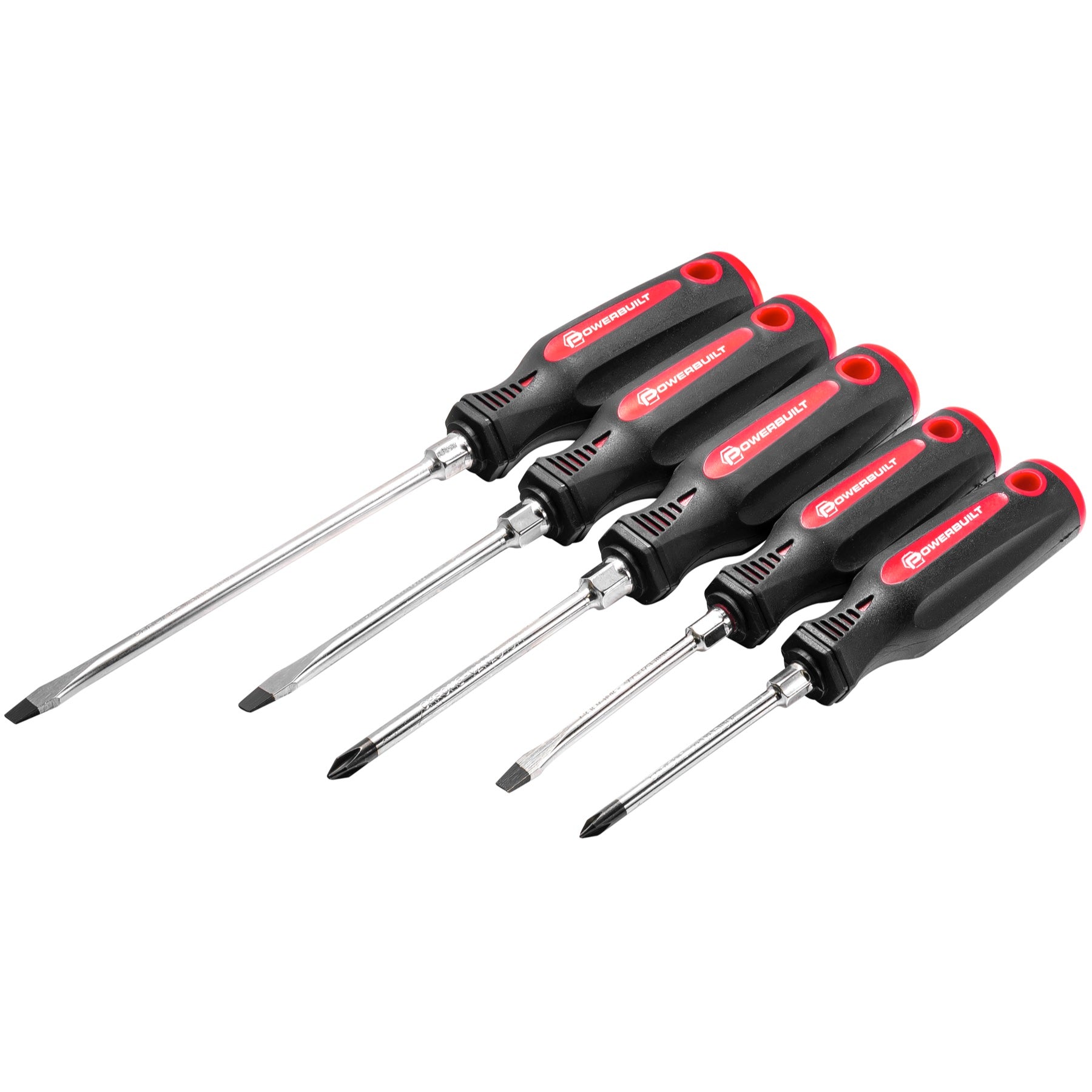 5 Piece Cushion Grip Screwdriver Set