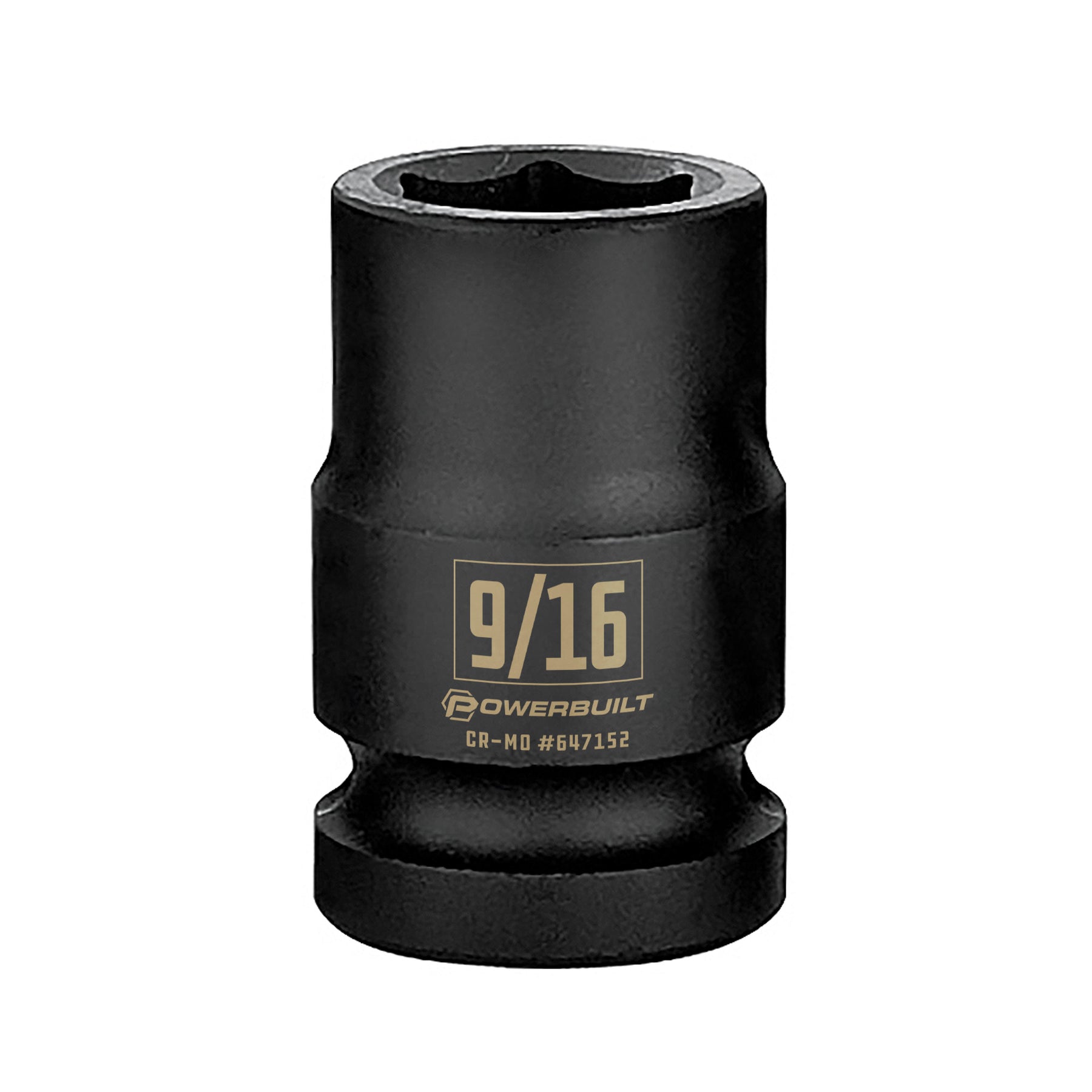 1/2 Inch Drive x 9/16 Inch 6 Point Impact Socket
