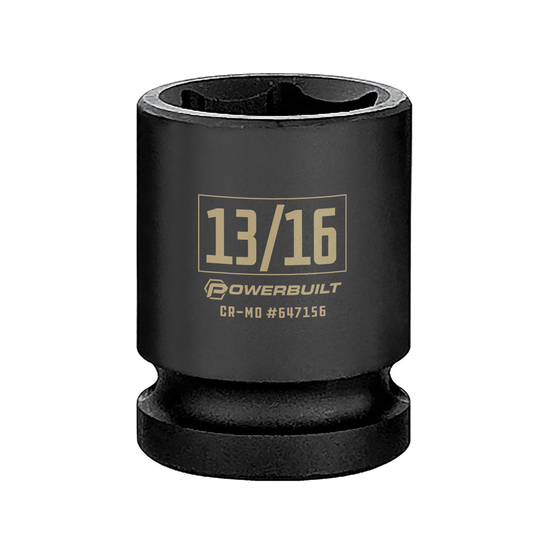 1/2 Inch Drive x 13/16 Inch 6 Point Impact Socket