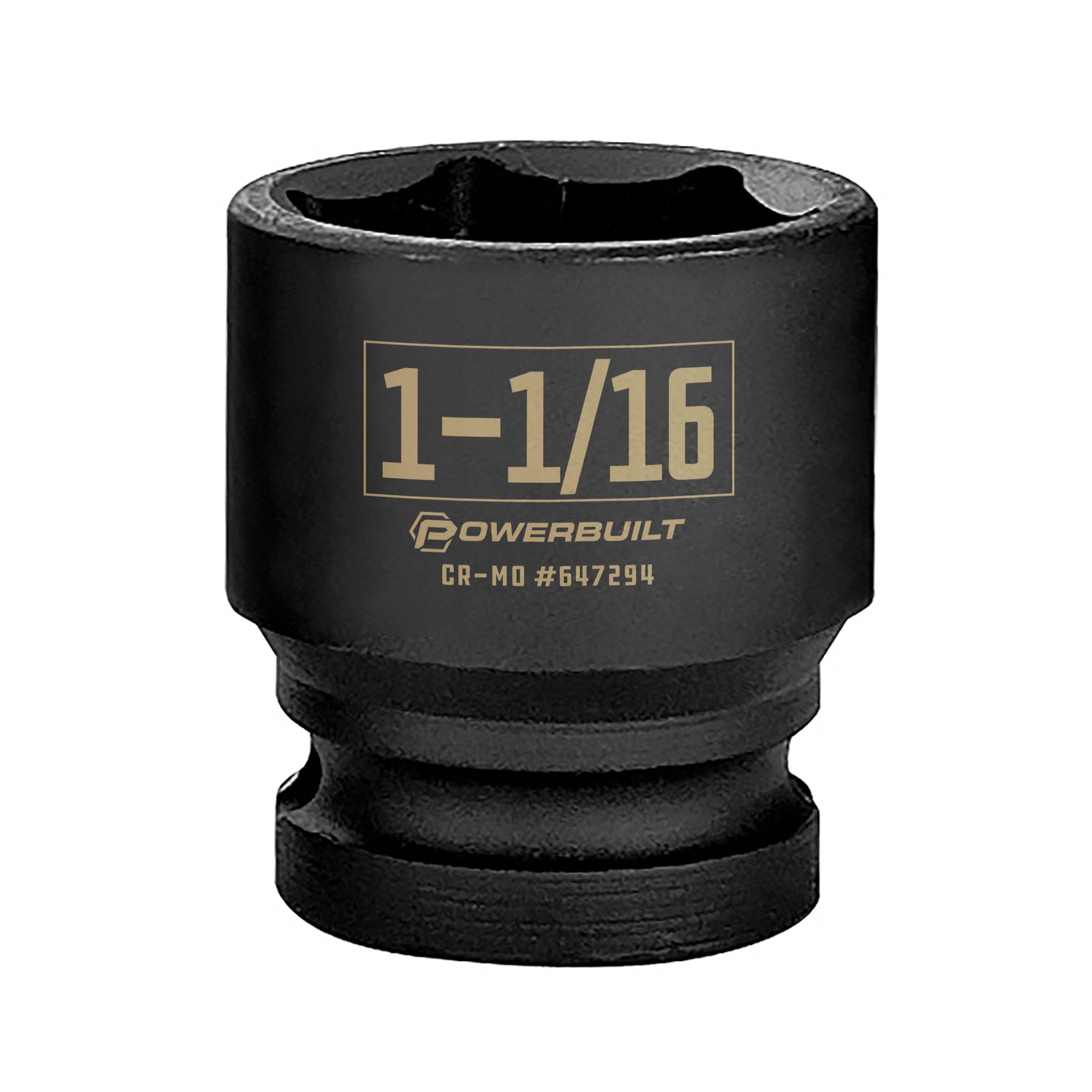 1/2 Inch Drive x 1-1/16 Inch 6 Point Impact Socket