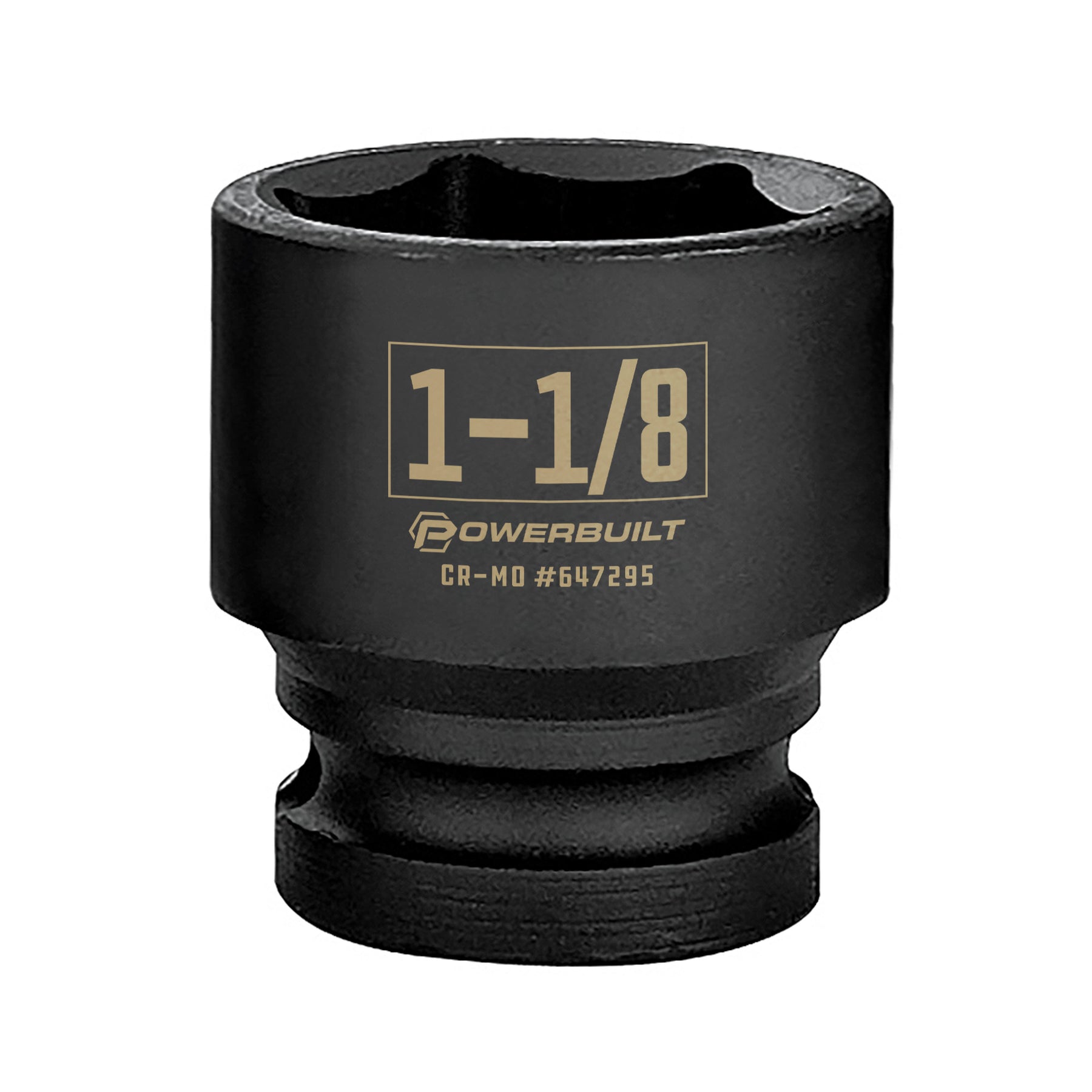 1/2 Inch Drive x 1-1/8 Inch 6 Point Impact Socket