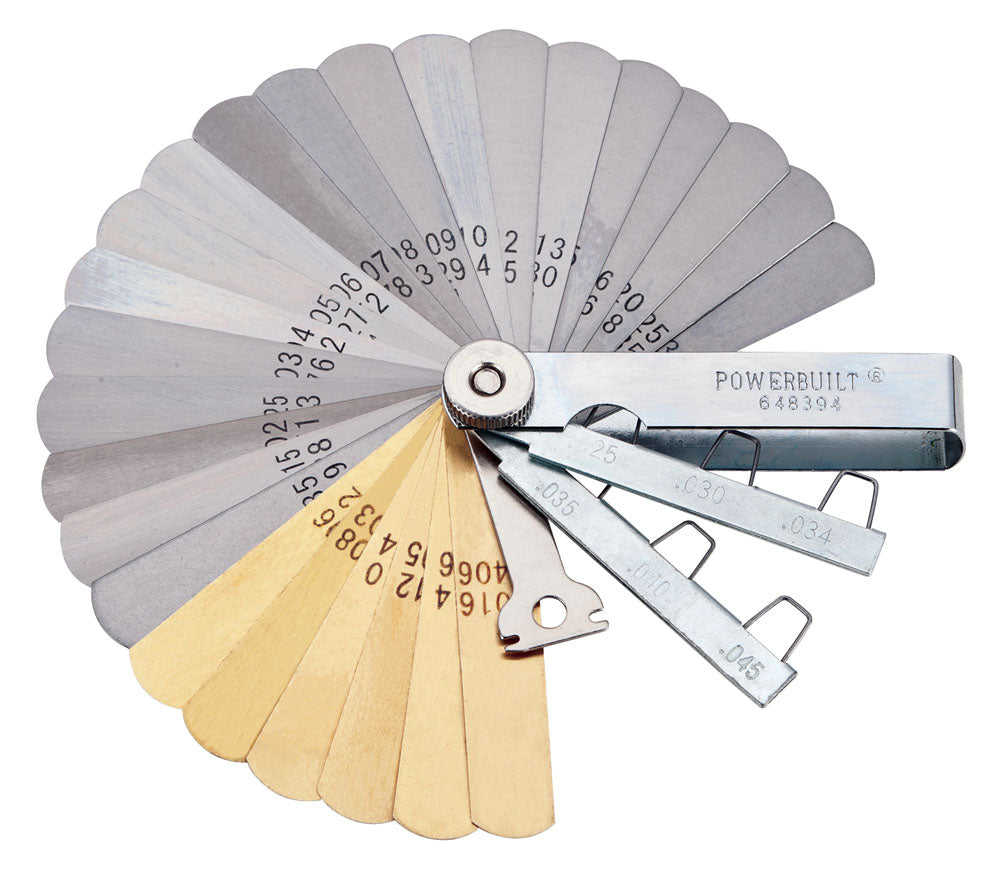 25 Blade Tune-Up Feeler Gap Gauge