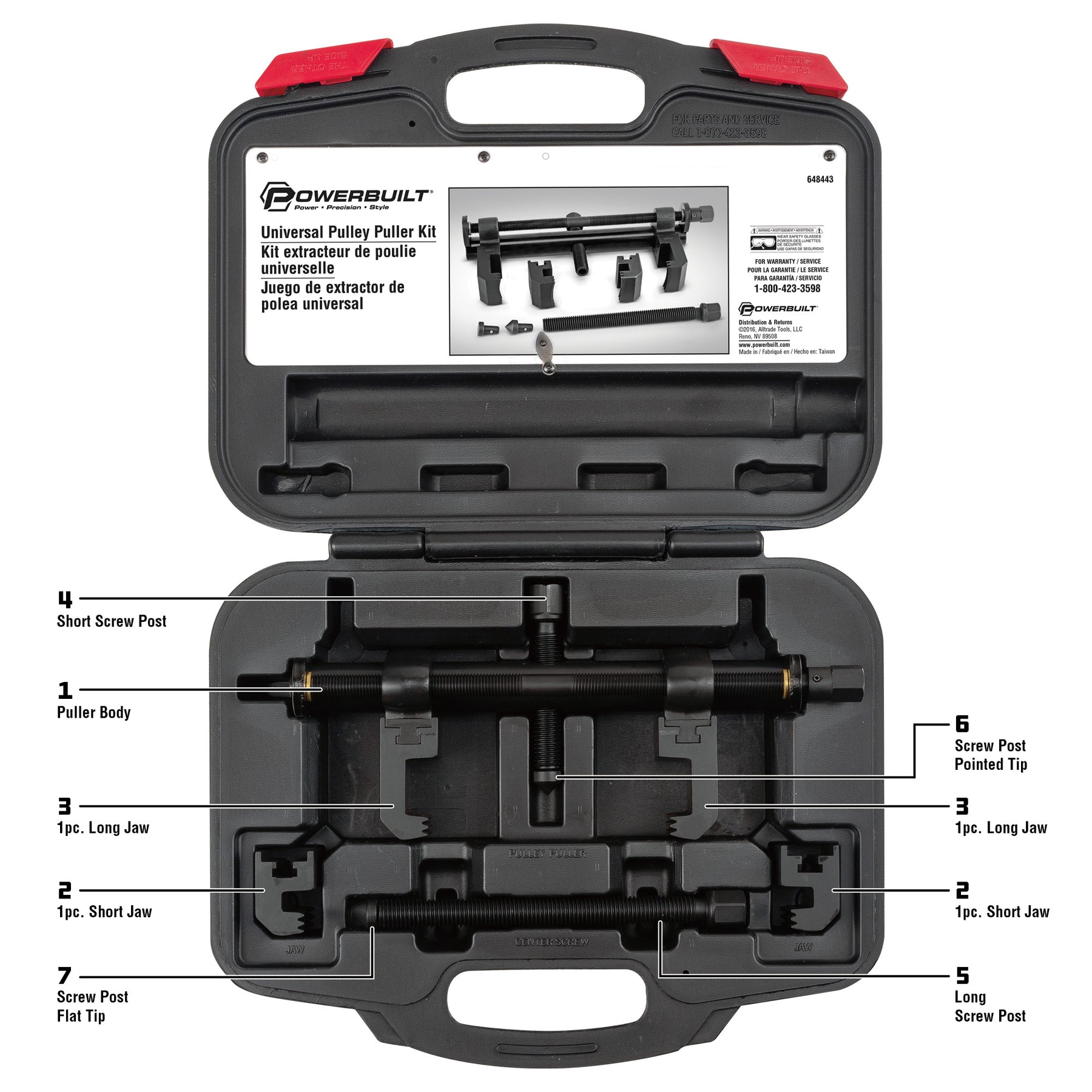 Universal Pulley Puller Kit