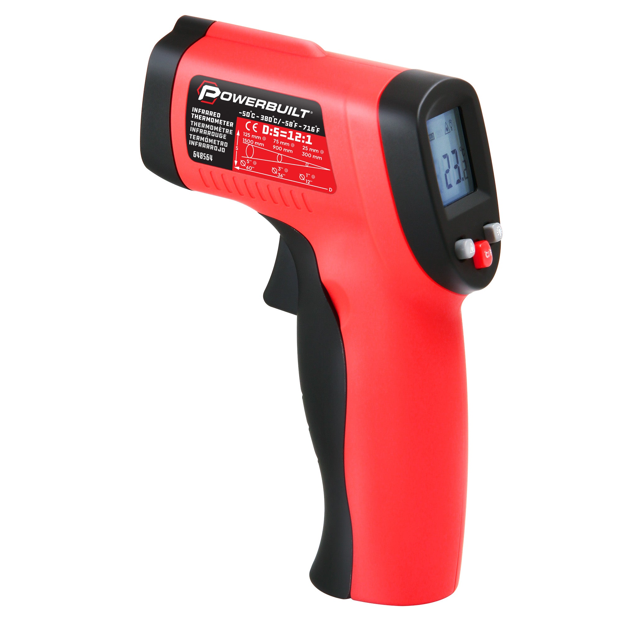 Infrared Temperature Gun NonContact Laser Handheld Heat