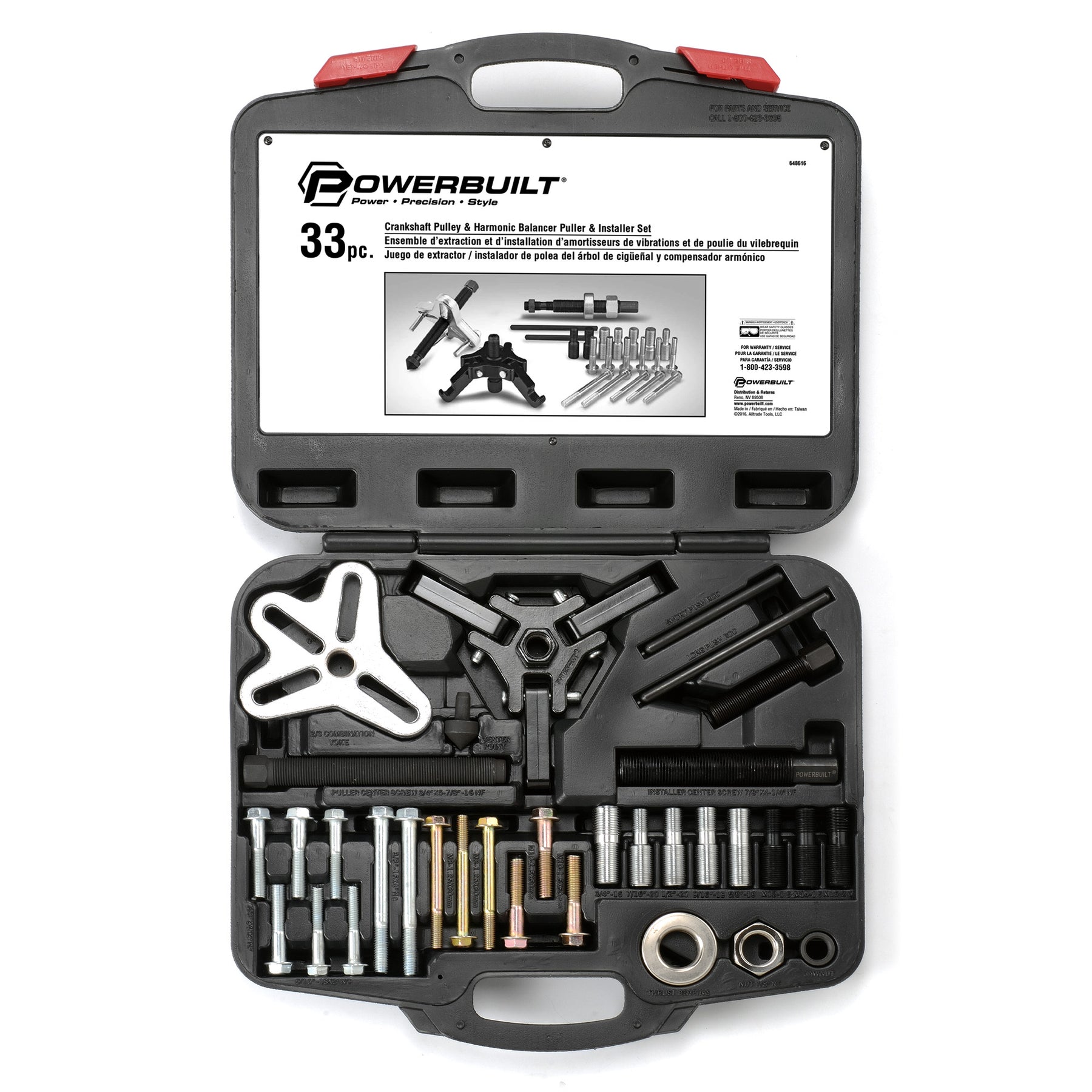 Harmonic Balancer & Crank Pulley Puller & Installer Kit