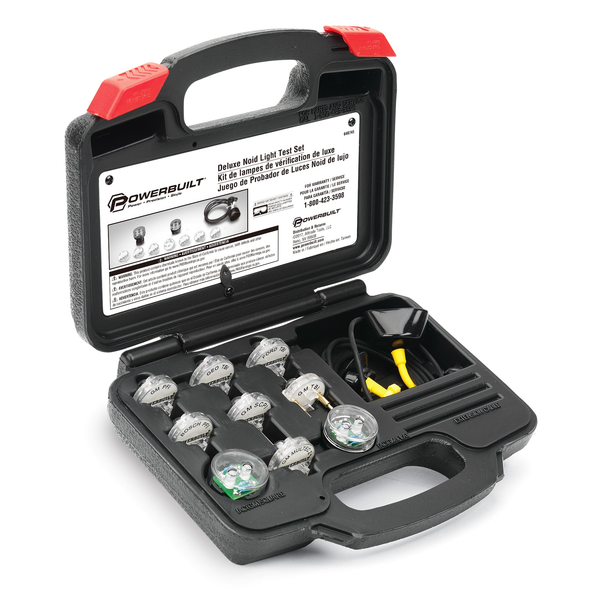 Deluxe Fuel Injection Test Noid Light Tool Set - Kit Tests