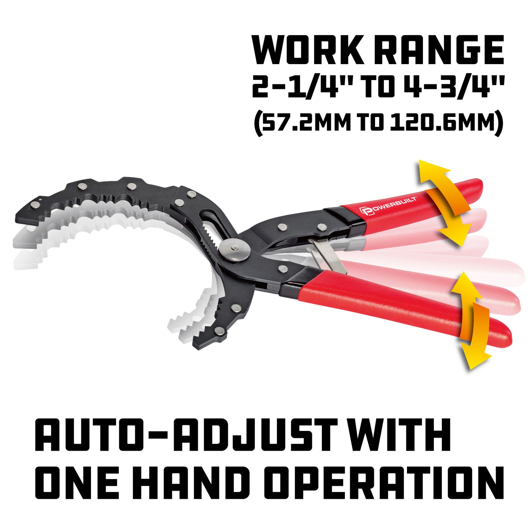 Self-Adjusting Oil Filter Pliers