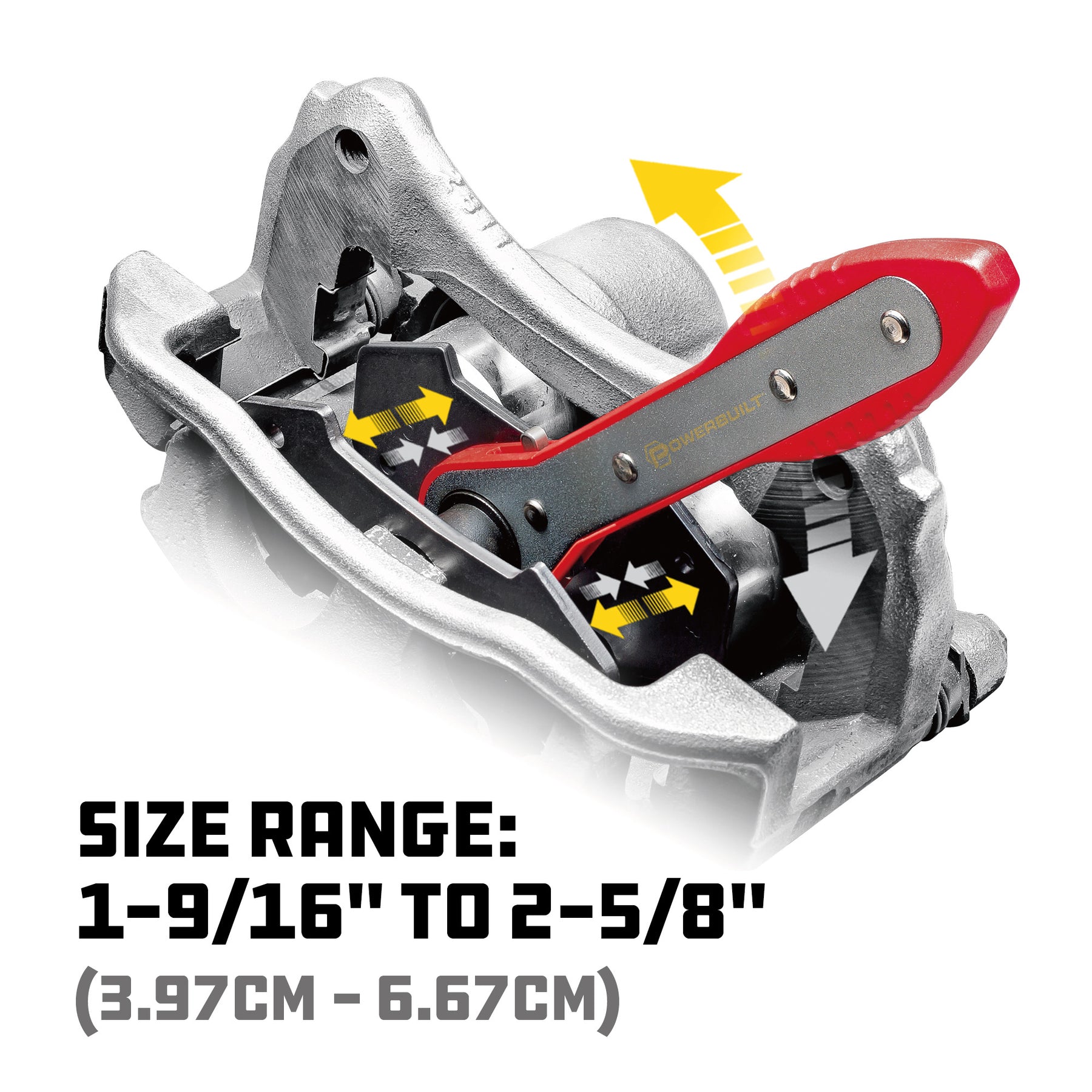 Ratcheting Caliper Piston Tool Set