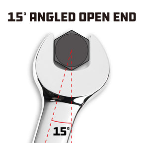 9/16 Inch Fully Polished SAE Combination Wrench