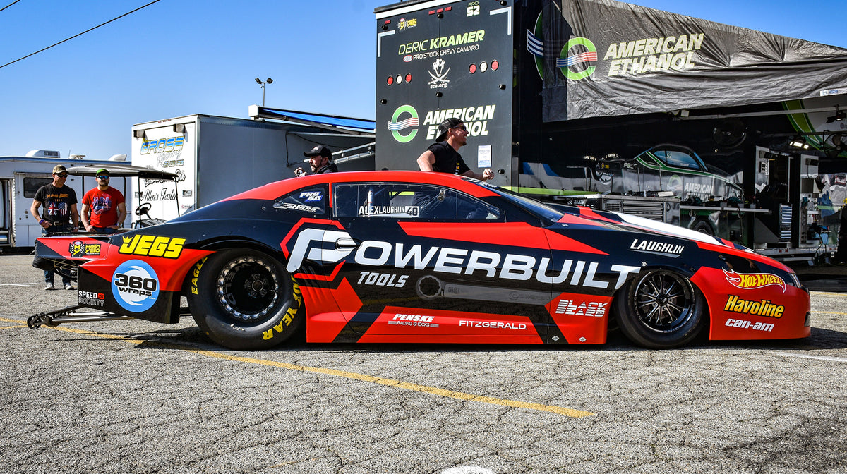 Alex Laughlin Alex Laughlin Debuts Powerbuilt NHRA Pro Stock Car