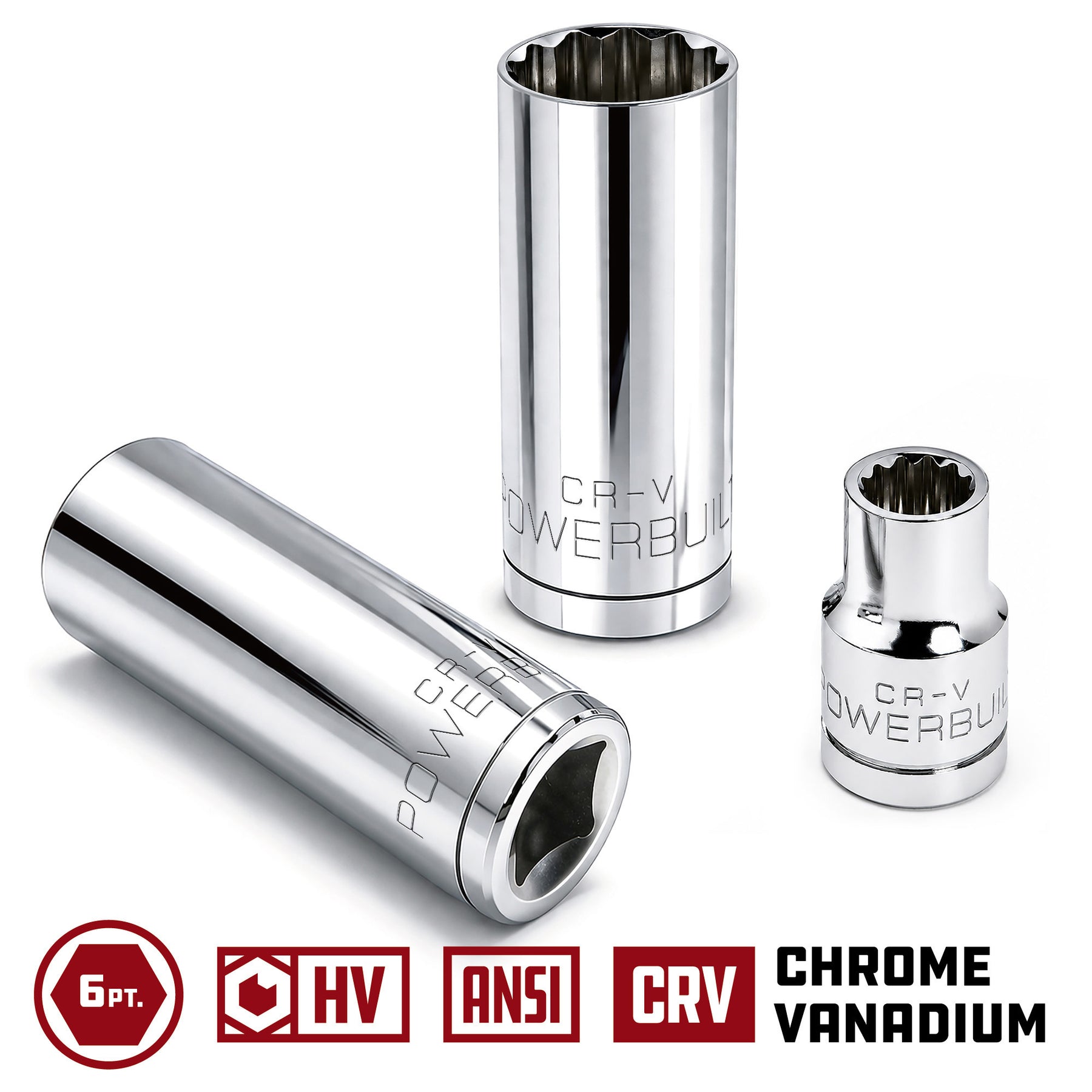 16 Piece 3/8 in. Dr. SAE 12 Pt. Socket Set