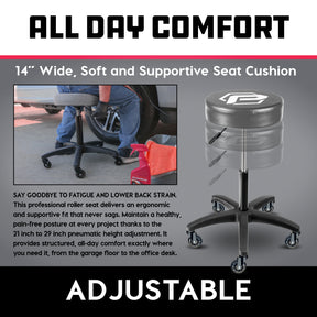 Heavy Duty Multipurpose Rolling Mechanic's Seat