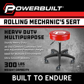 Heavy Duty Rolling Mechanic's Seat