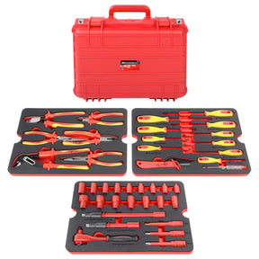 50 Piece VDE Insulated Electrician's Tool Set