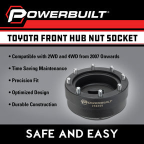 Toyota Front Hub Nut Socket
