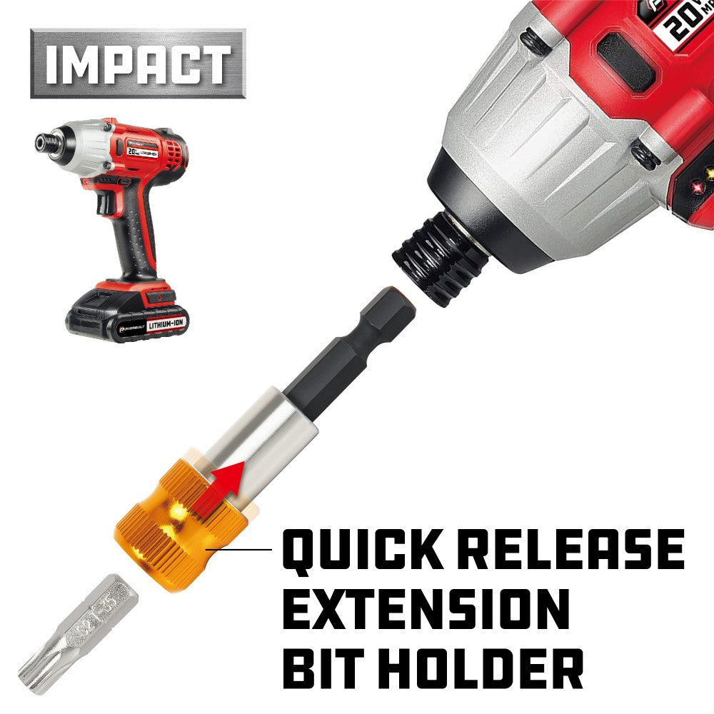 36 Piece Colored Bit Set with Injection Case