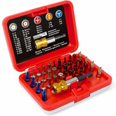 36 Piece Colored Bit Set with Injection Case