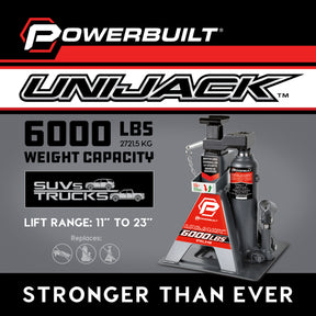 6000 Lb. Unijack Bottle Jack & Jackstand in One