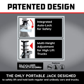 6000 Lb. Unijack Bottle Jack & Jackstand in One