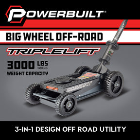 3000lbs Big Wheel Off Road Triple Lift