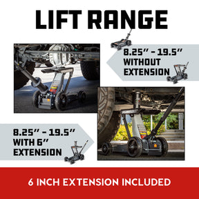 3000lbs Big Wheel Off Road Triple Lift