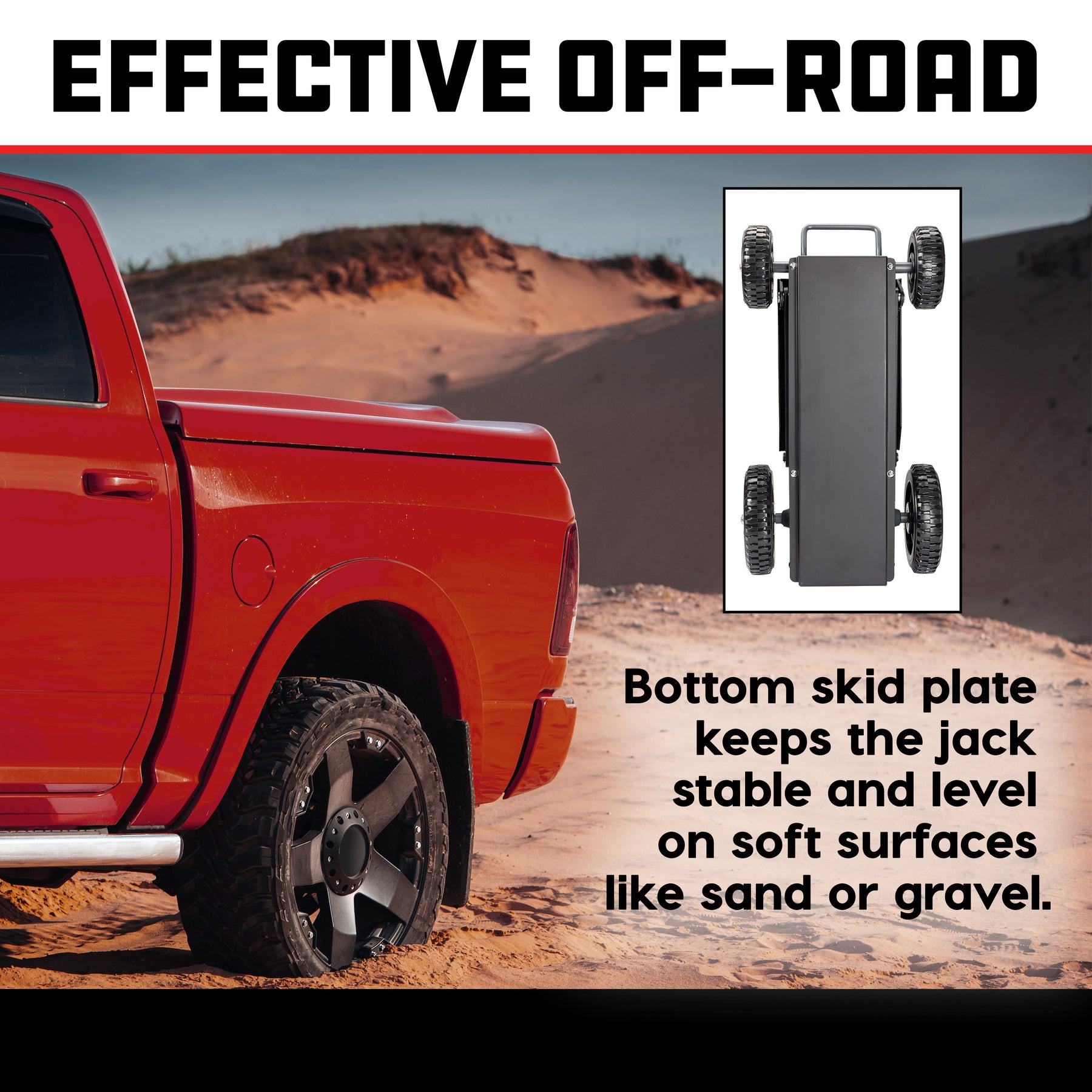 3000lbs Big Wheel Off Road Triple Lift