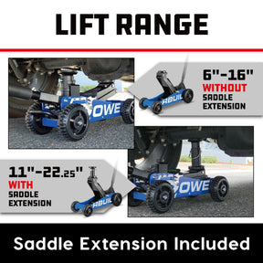 2.5 Ton Big Wheel Off Road Jack (Blue)